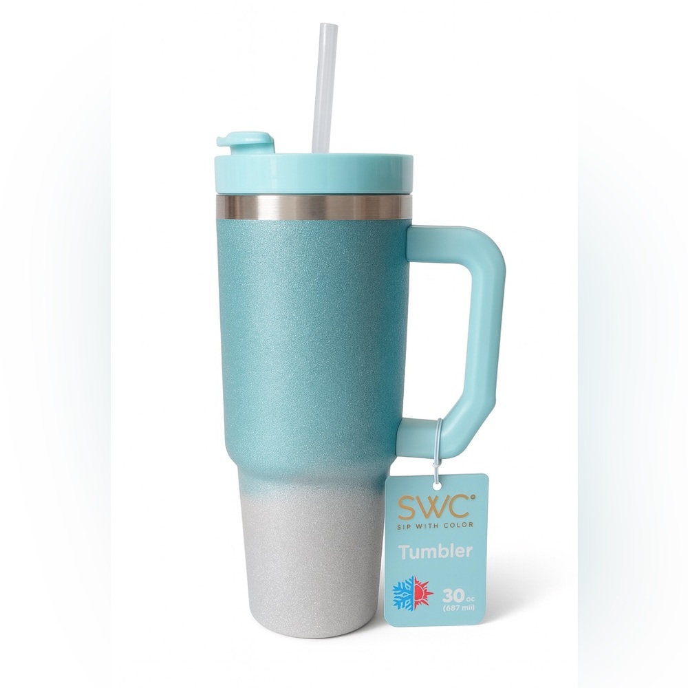 SWC 30 oz Tumbler Sip with Color NWT Sparkly Sipper